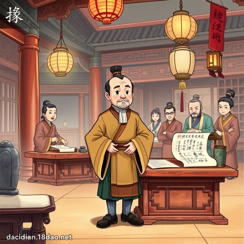 掾 - 國語大辭典配圖