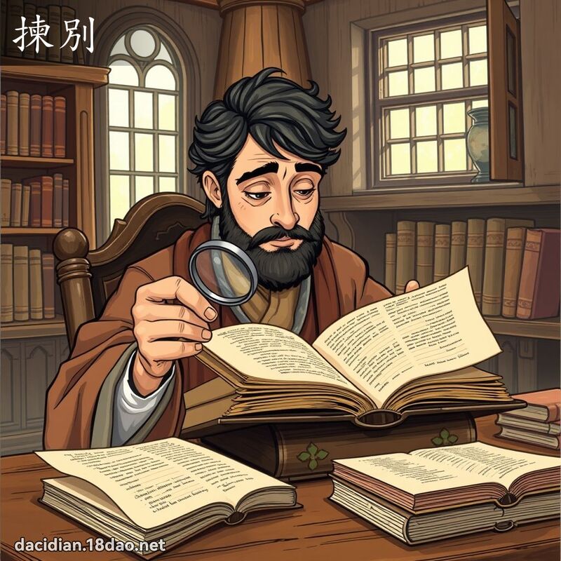 拣別 - 国语大辞典配图