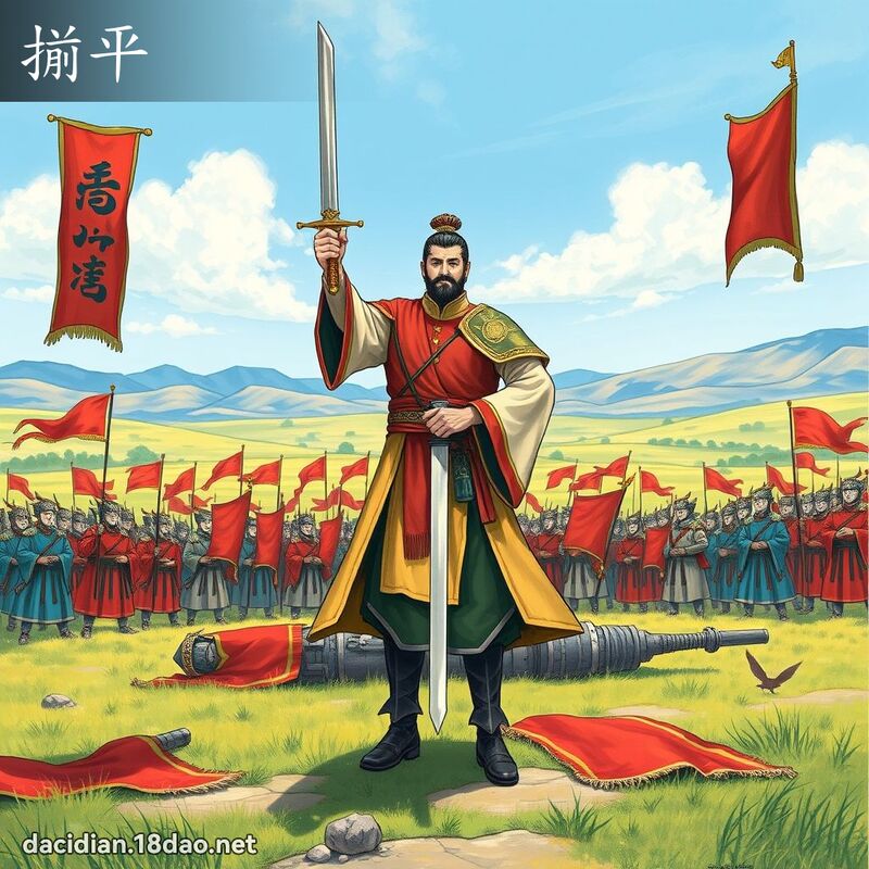 揃平 - 國語大辭典配圖