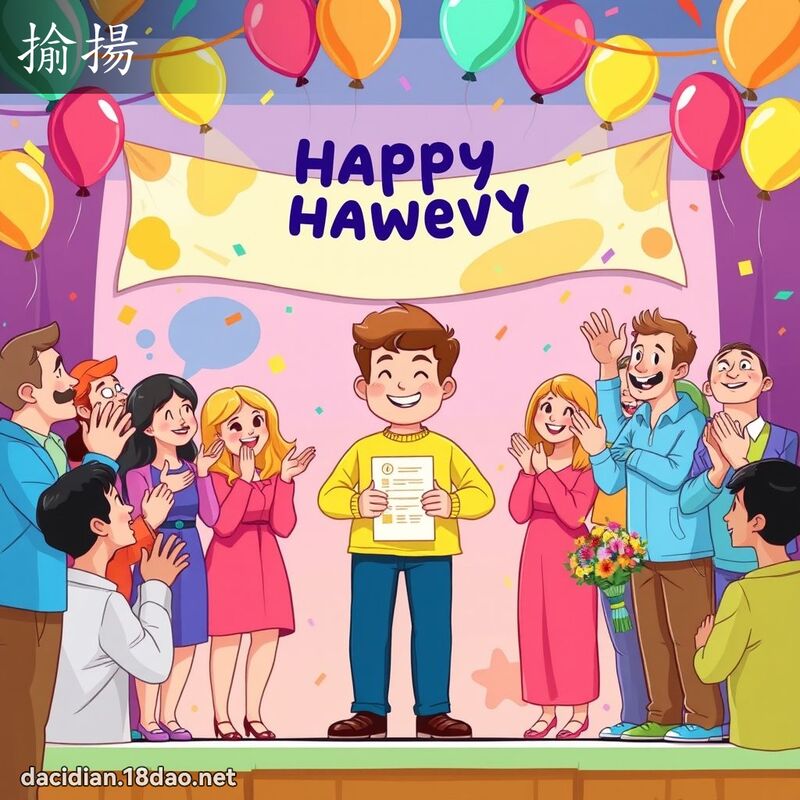 揄揚 - 國語大辭典配圖