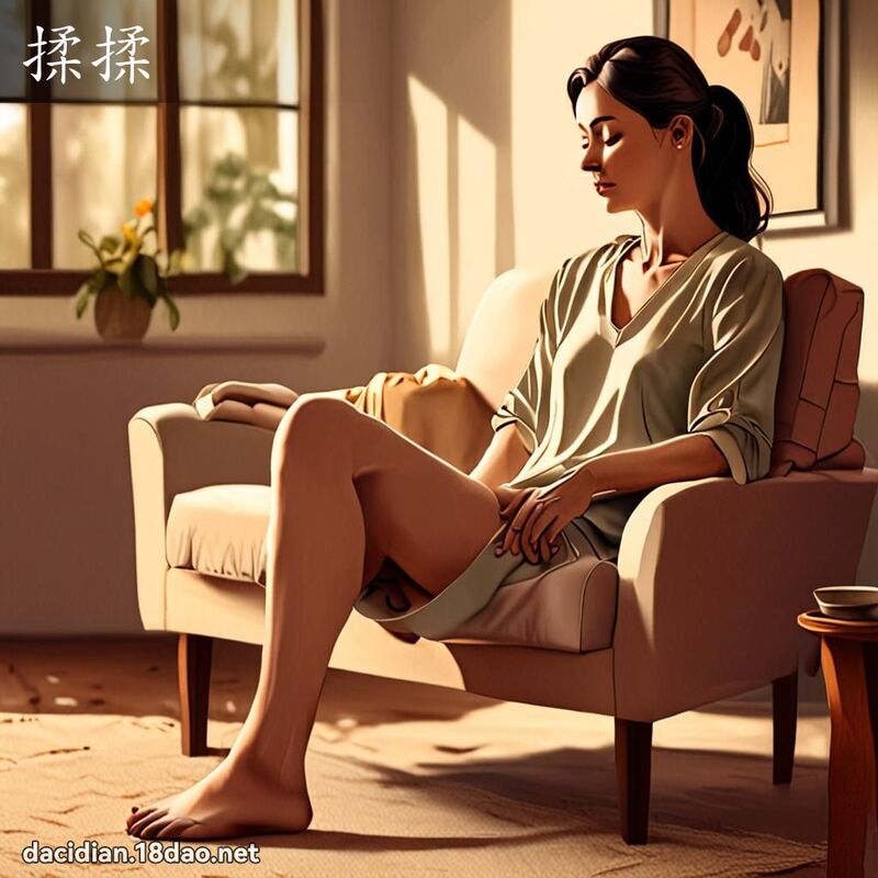 揉揉 - 国语大辞典配图