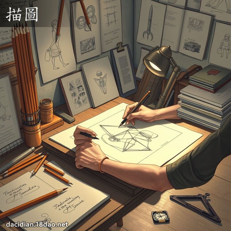 描图 - 国语大辞典配图
