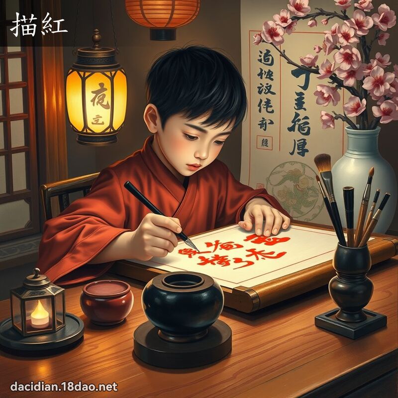 描红 - 国语大辞典配图