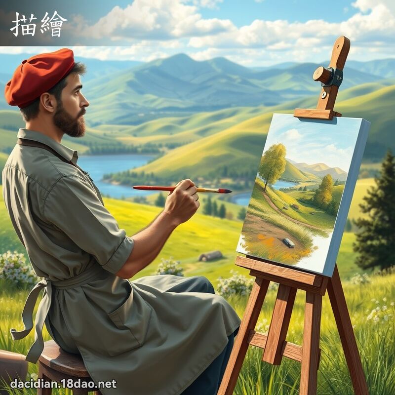 描绘 - 国语大辞典配图