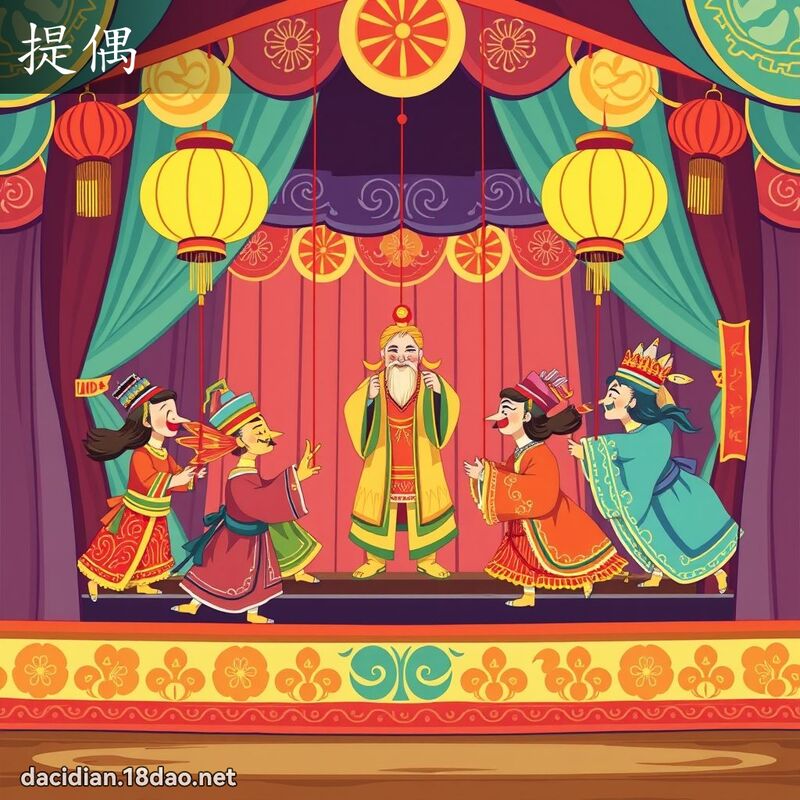 提偶 - 国语大辞典配图