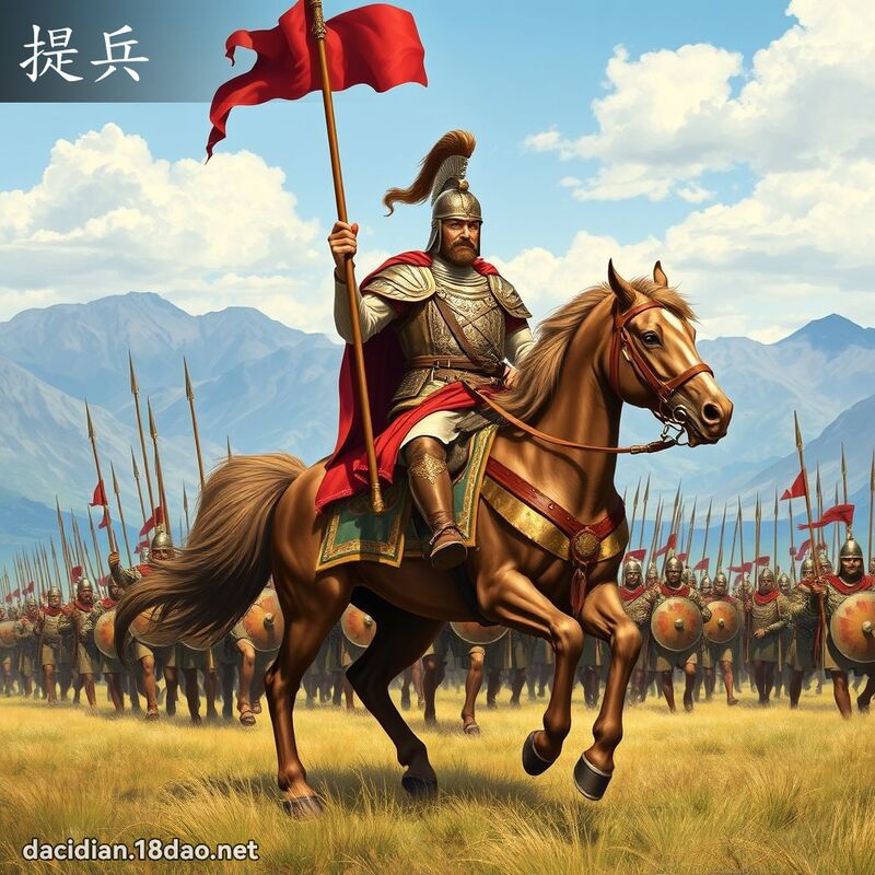 提兵 - 國語大辭典配圖