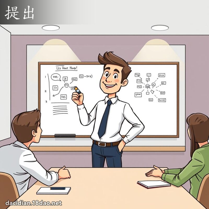 提出 - 国语大辞典配图