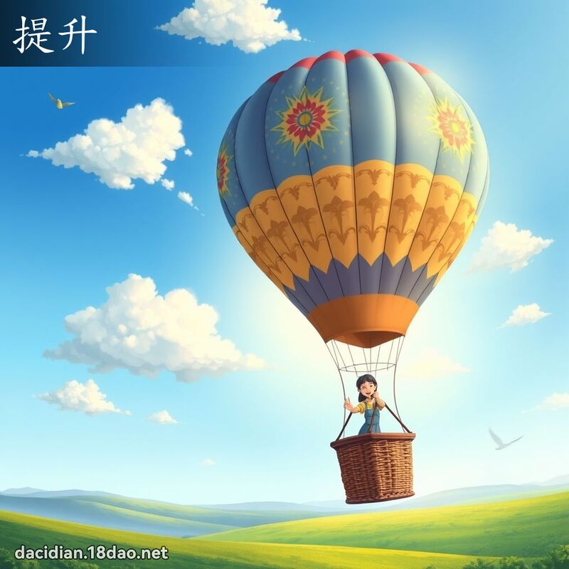 提升 - 国语大辞典配图