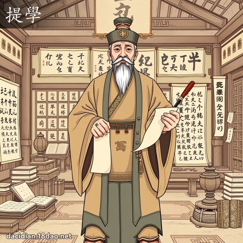 提學 - 國語大辭典配圖