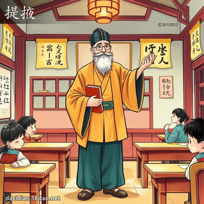 提掖 - 國語大辭典配圖