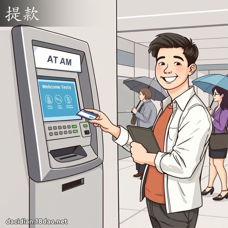 提款 - 国语大辞典配图