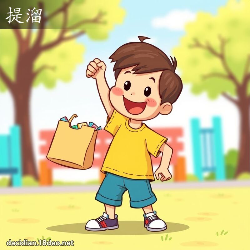 提溜 - 國語大辭典配圖