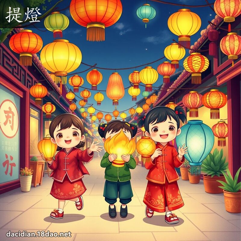 提燈 - 國語大辭典配圖