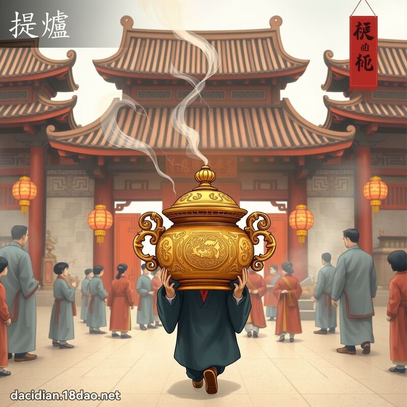 提爐 - 國語大辭典配圖