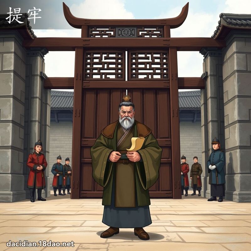 提牢 - 國語大辭典配圖