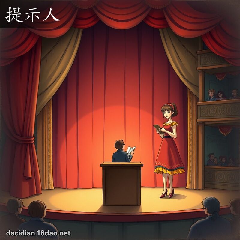 提示人 - 國語大辭典配圖