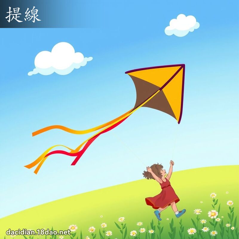 提線 - 國語大辭典配圖