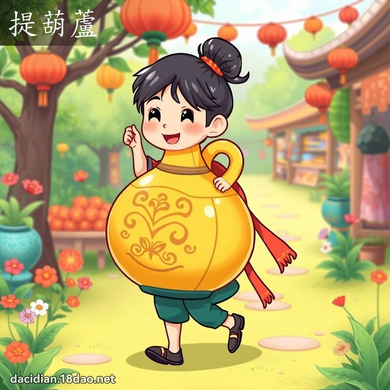 提葫蘆 - 國語大辭典配圖