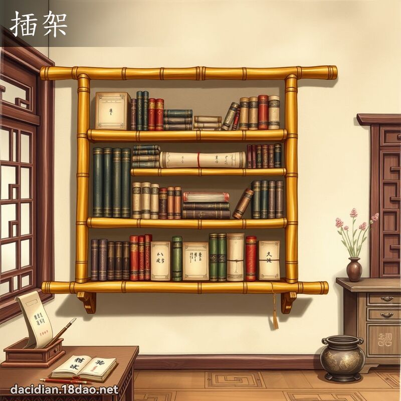 插架 - 国语大辞典配图