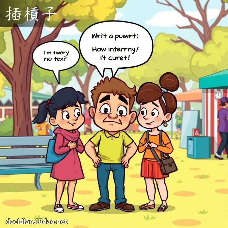插槓子 - 国语大辞典配图