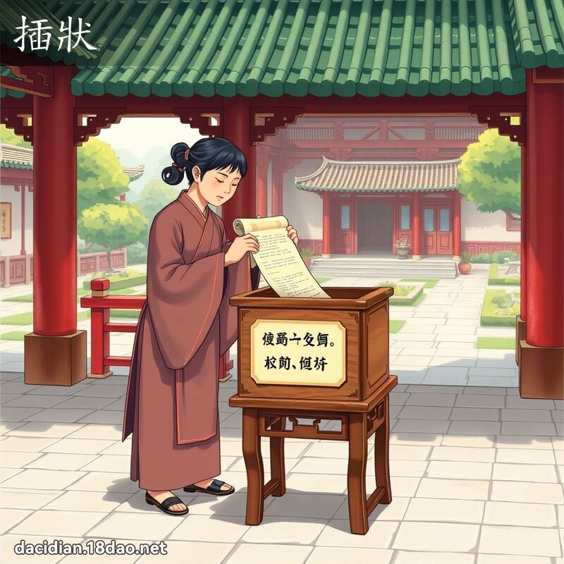 插状 - 国语大辞典配图