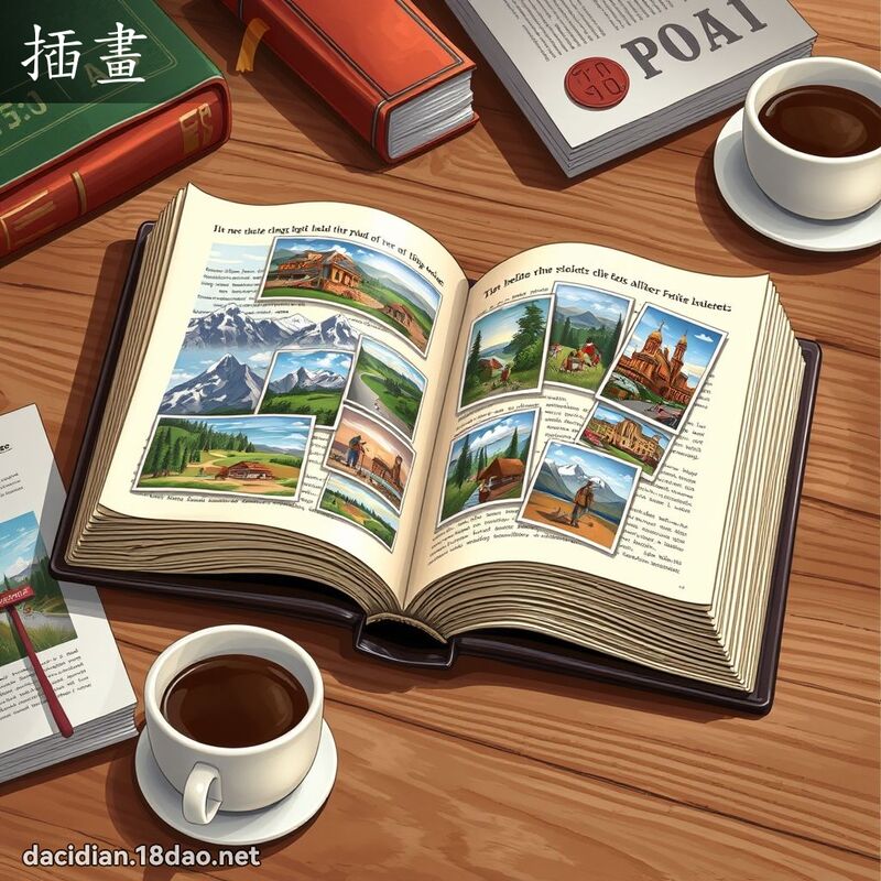 插畫 - 國語大辭典配圖