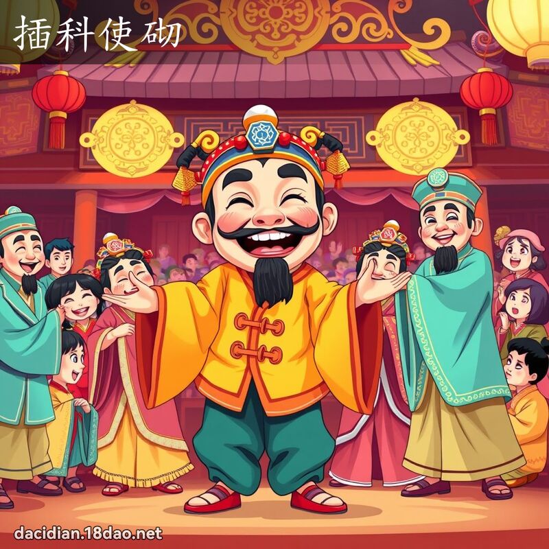插科使砌 - 国语大辞典配图