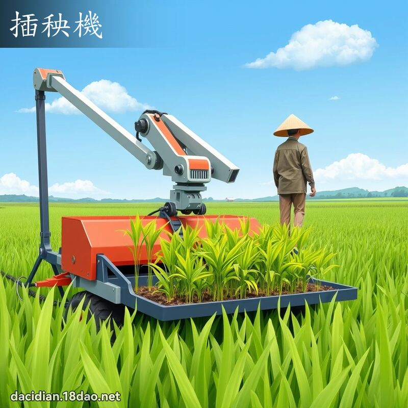 插秧机 - 国语大辞典配图
