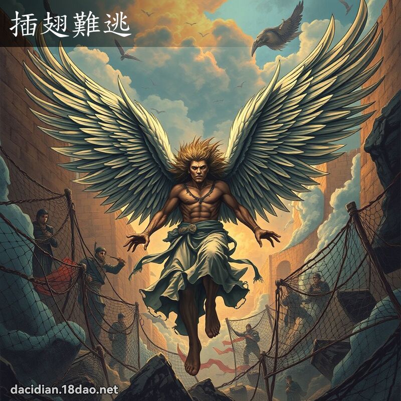 插翅难逃 - 国语大辞典配图