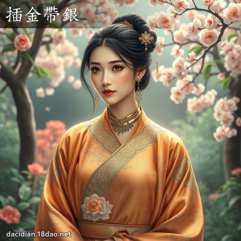 插金带银 - 国语大辞典配图