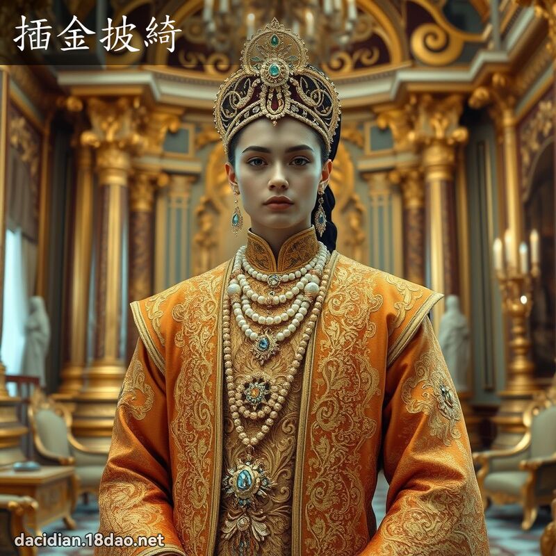 插金披綺 - 国语大辞典配图