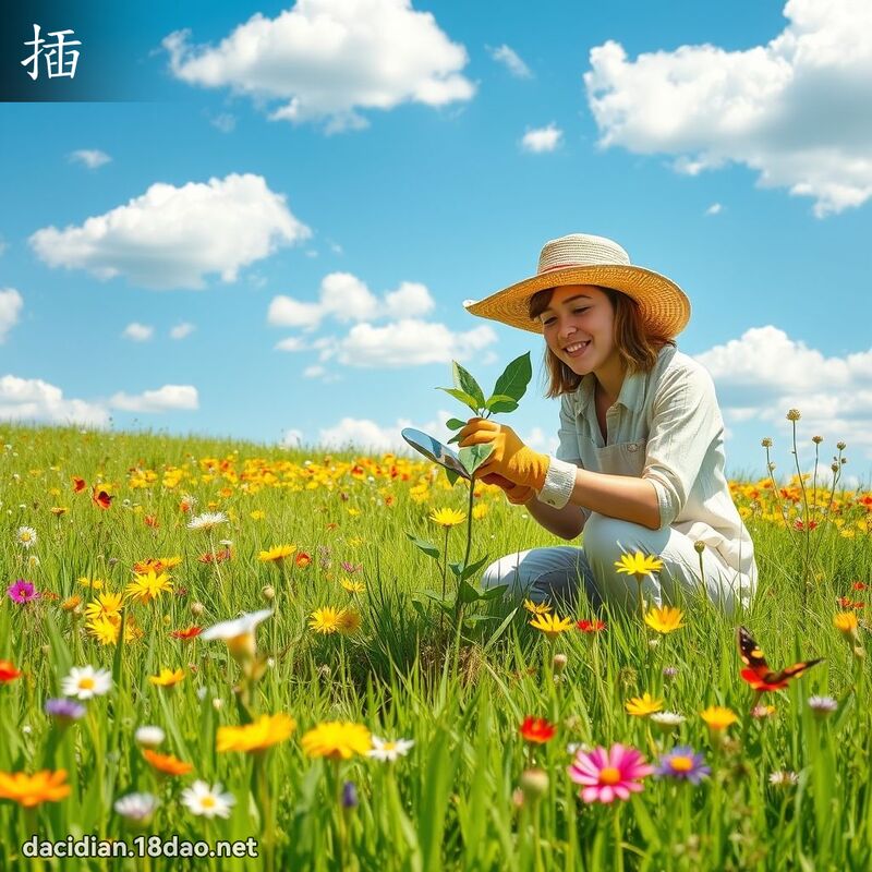 插 - 国语大辞典配图