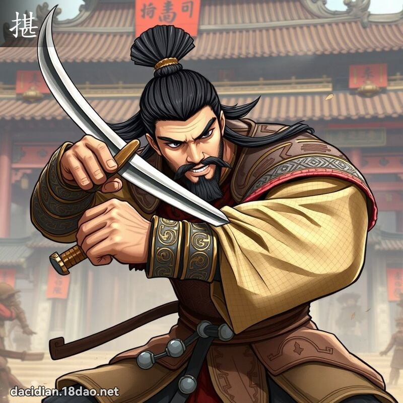 揕 - 國語大辭典配圖