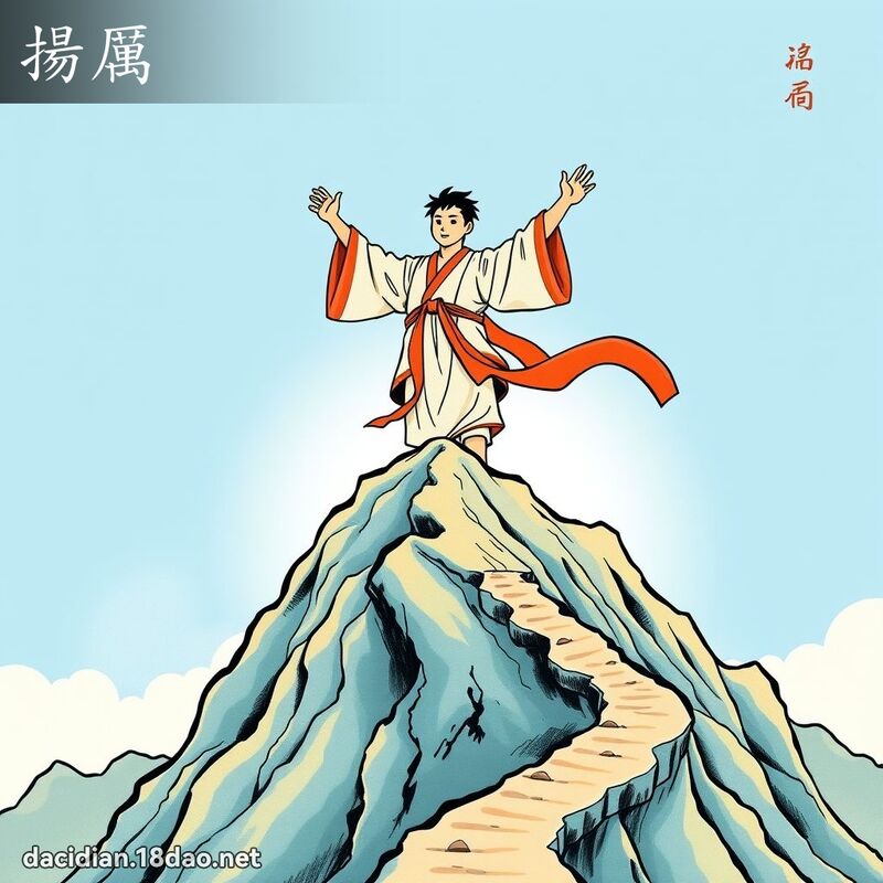 揚厲 - 國語大辭典配圖