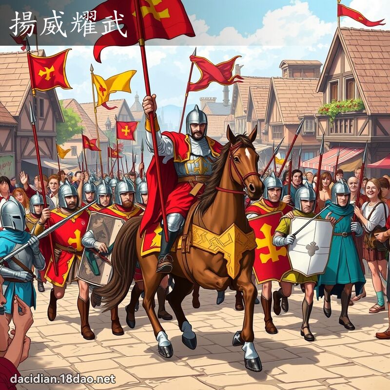 扬威耀武 - 国语大辞典配图