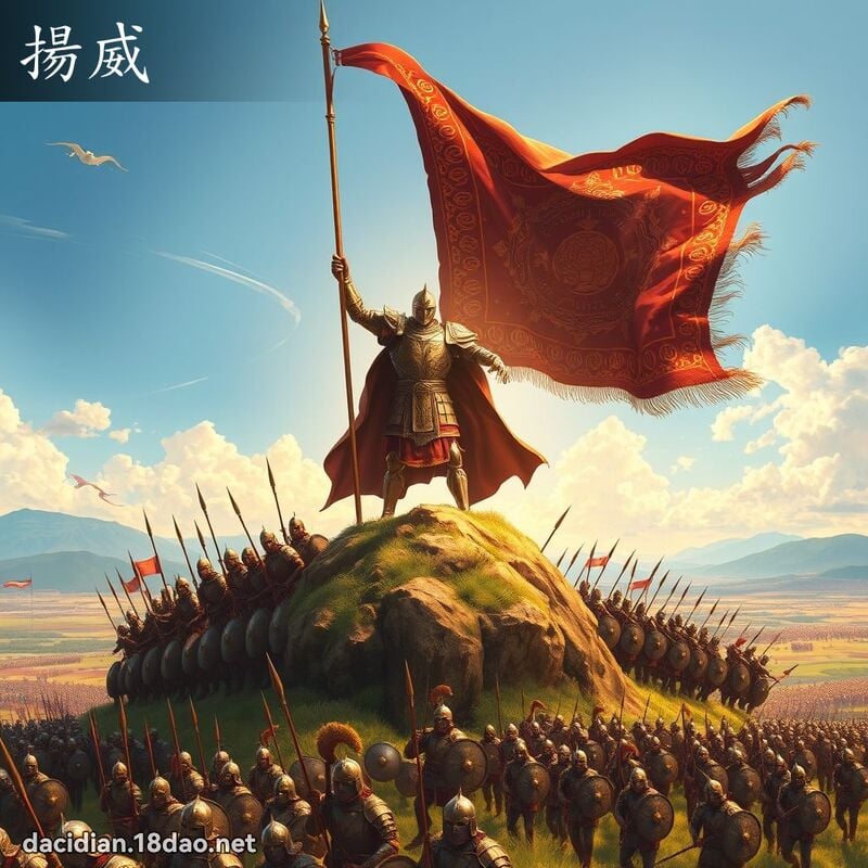 扬威 - 国语大辞典配图