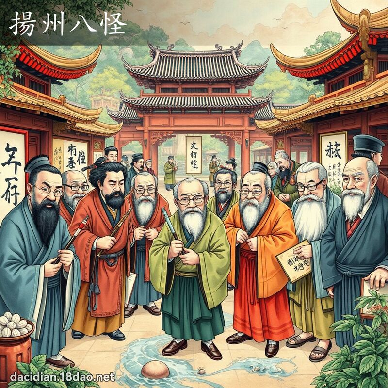 揚州八怪 - 國語大辭典配圖