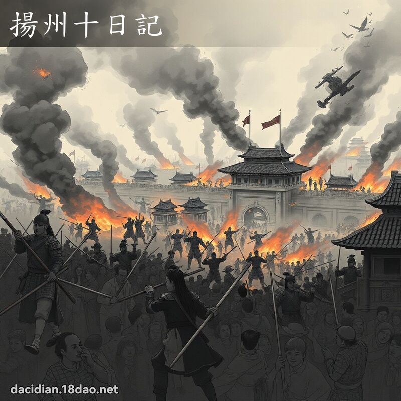 揚州十日記 - 國語大辭典配圖