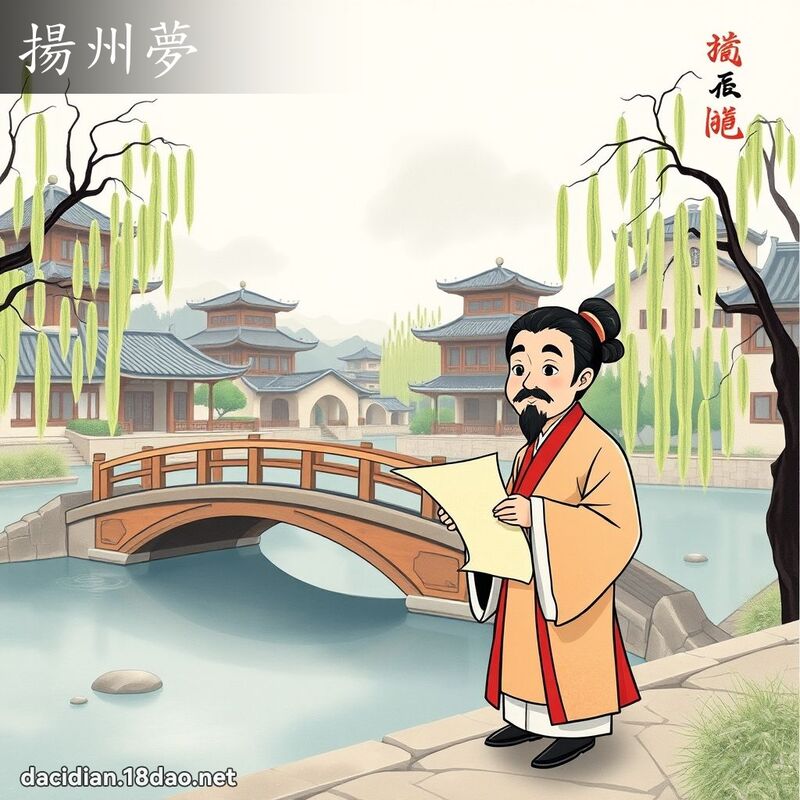 揚州夢 - 國語大辭典配圖