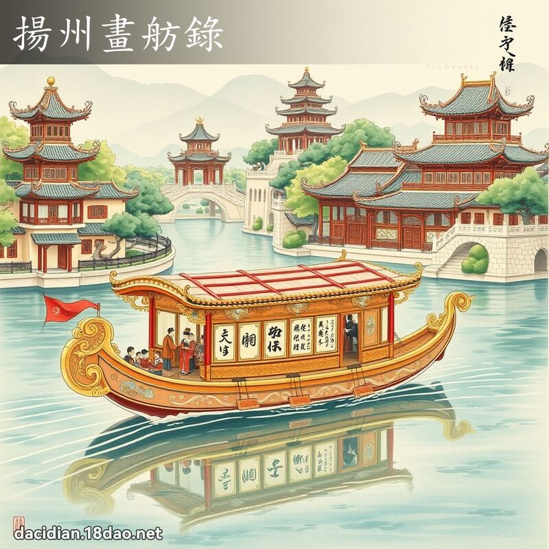 揚州畫舫錄 - 國語大辭典配圖