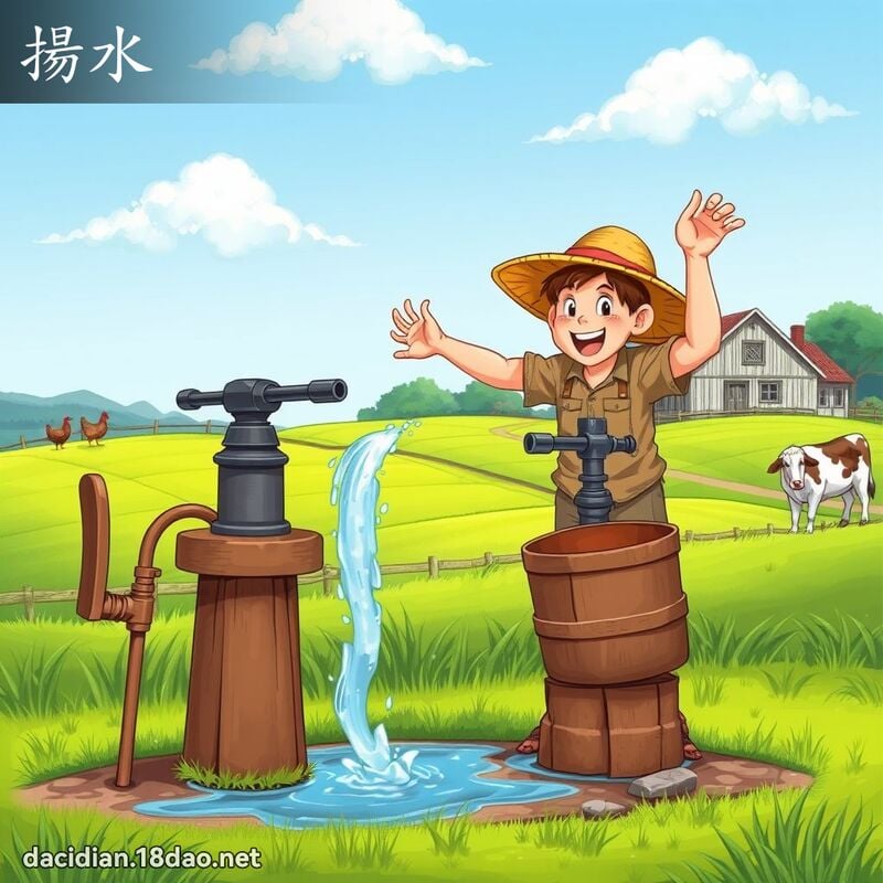 扬水 - 国语大辞典配图