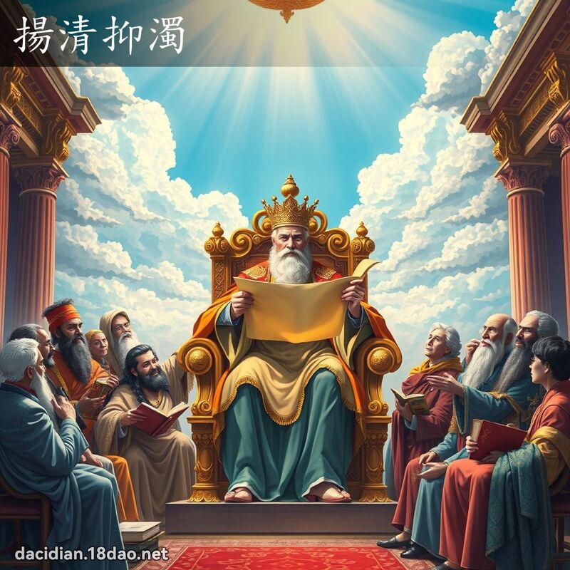 扬清抑浊 - 国语大辞典配图