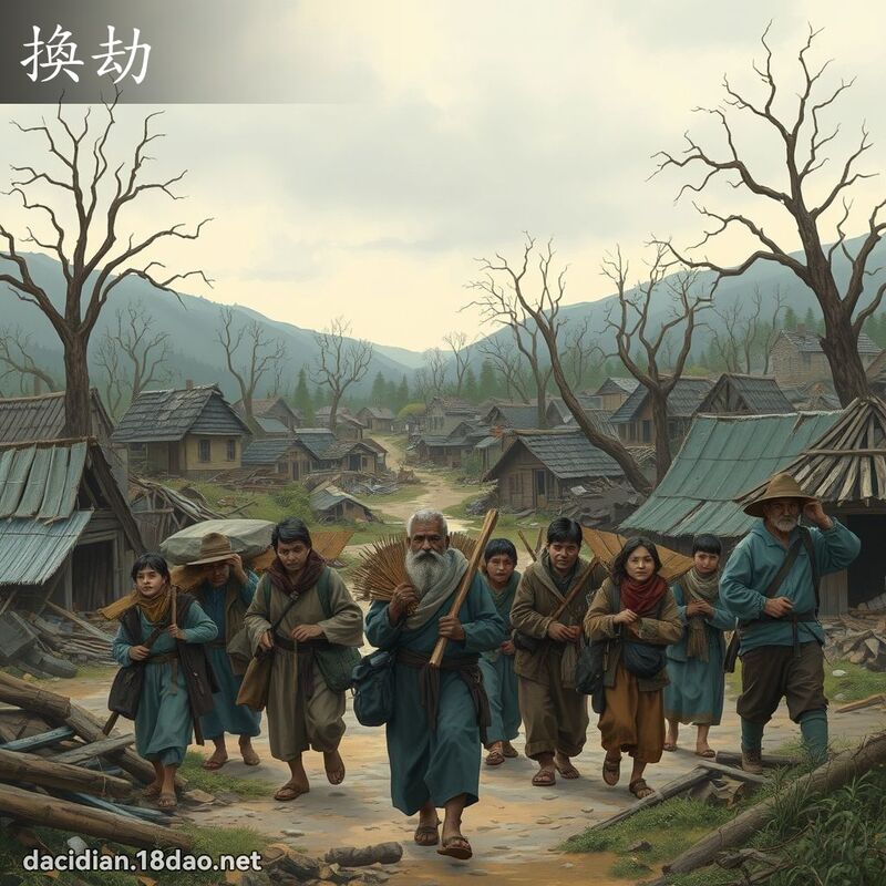 換劫 - 國語大辭典配圖
