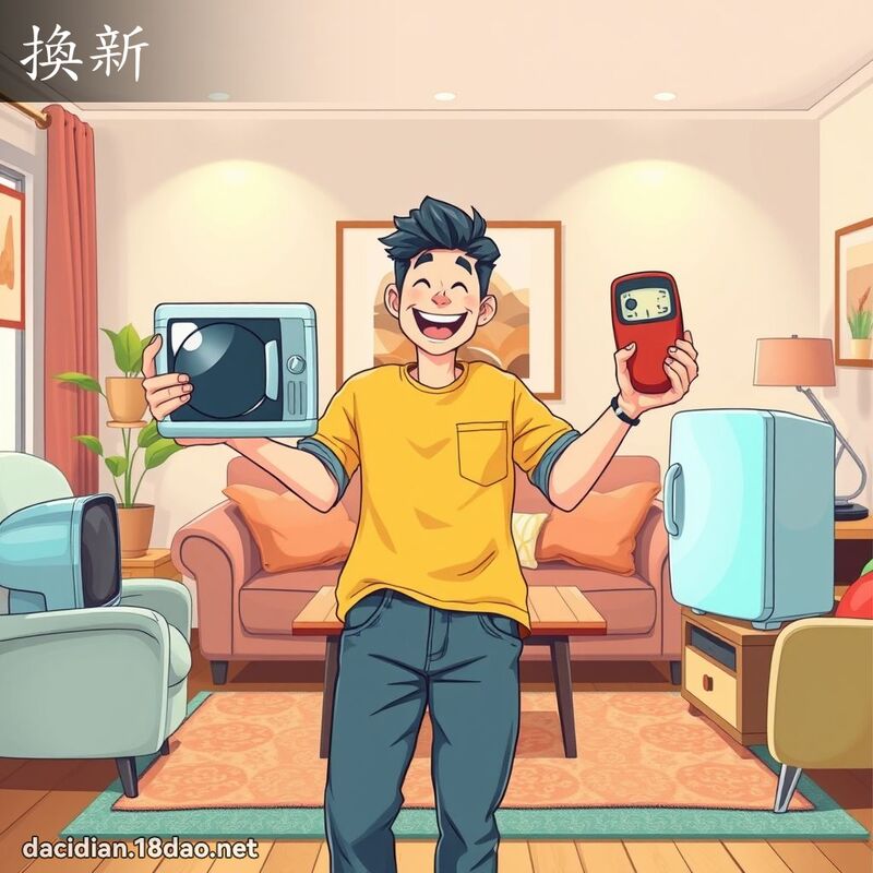 換新 - 國語大辭典配圖