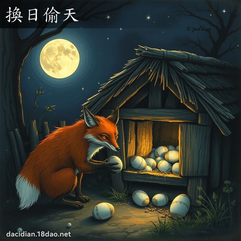 換日偷天 - 國語大辭典配圖