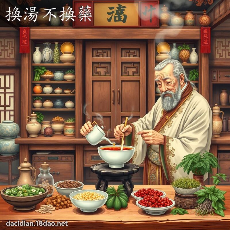 换汤不换药 - 国语大辞典配图