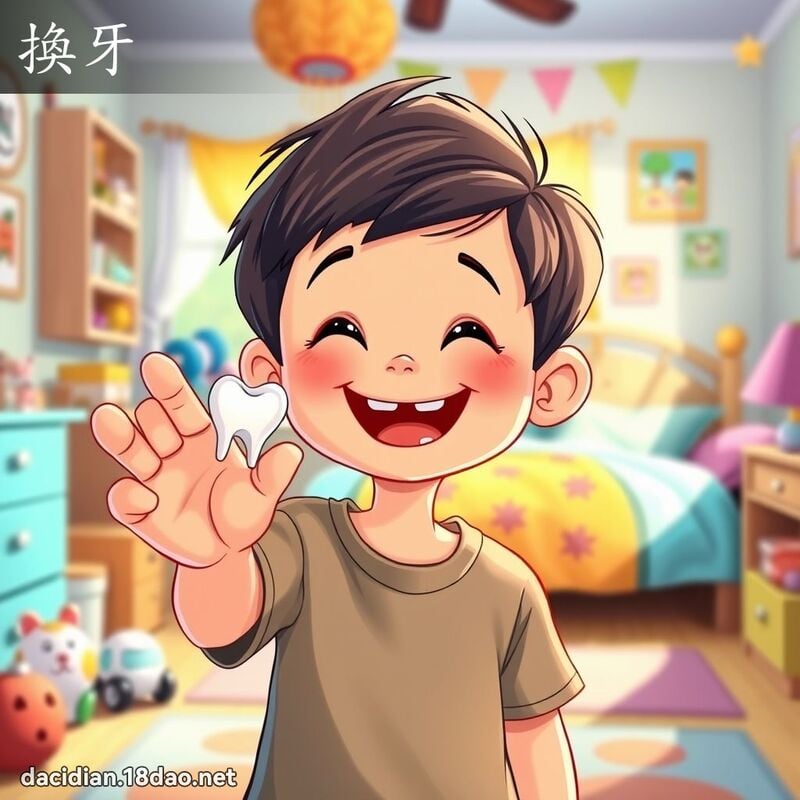 换牙 - 国语大辞典配图