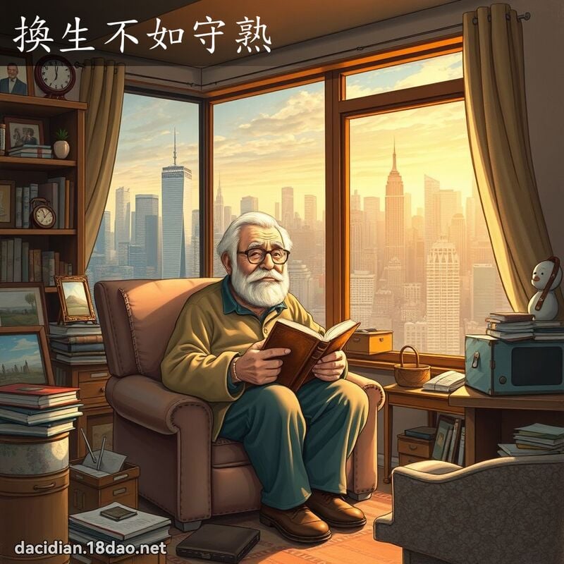 换生不如守熟 - 国语大辞典配图