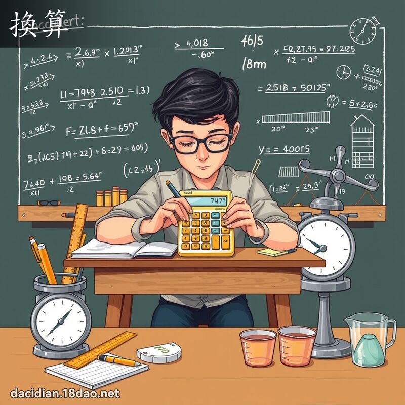換算 - 國語大辭典配圖