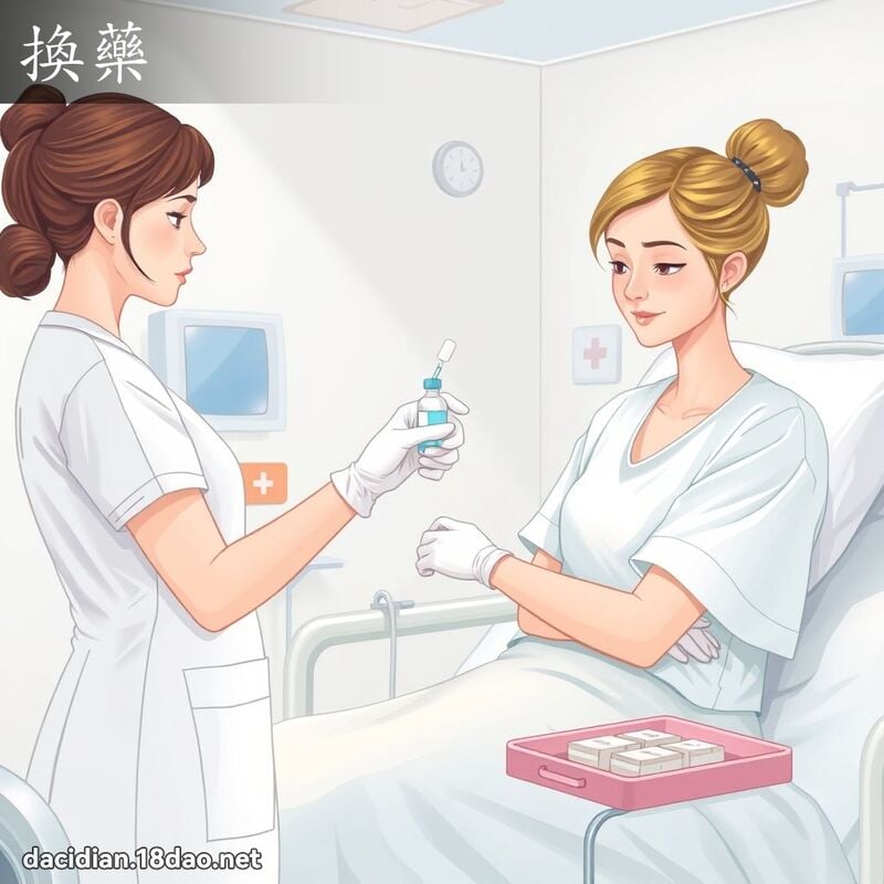 换药 - 国语大辞典配图